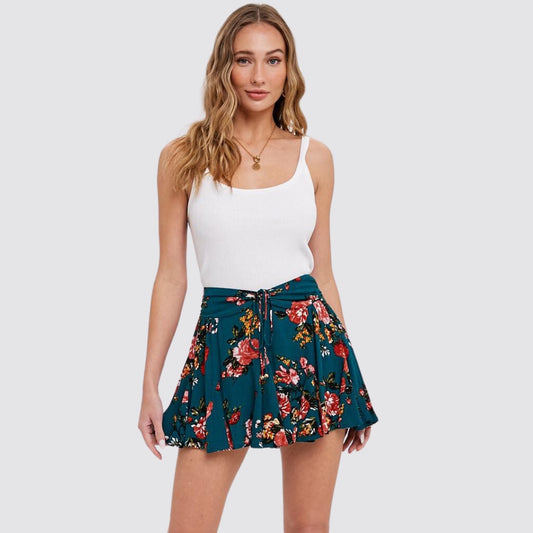 Floral Skort