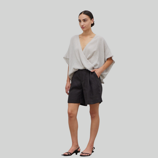 Relaxed Linen Shorts