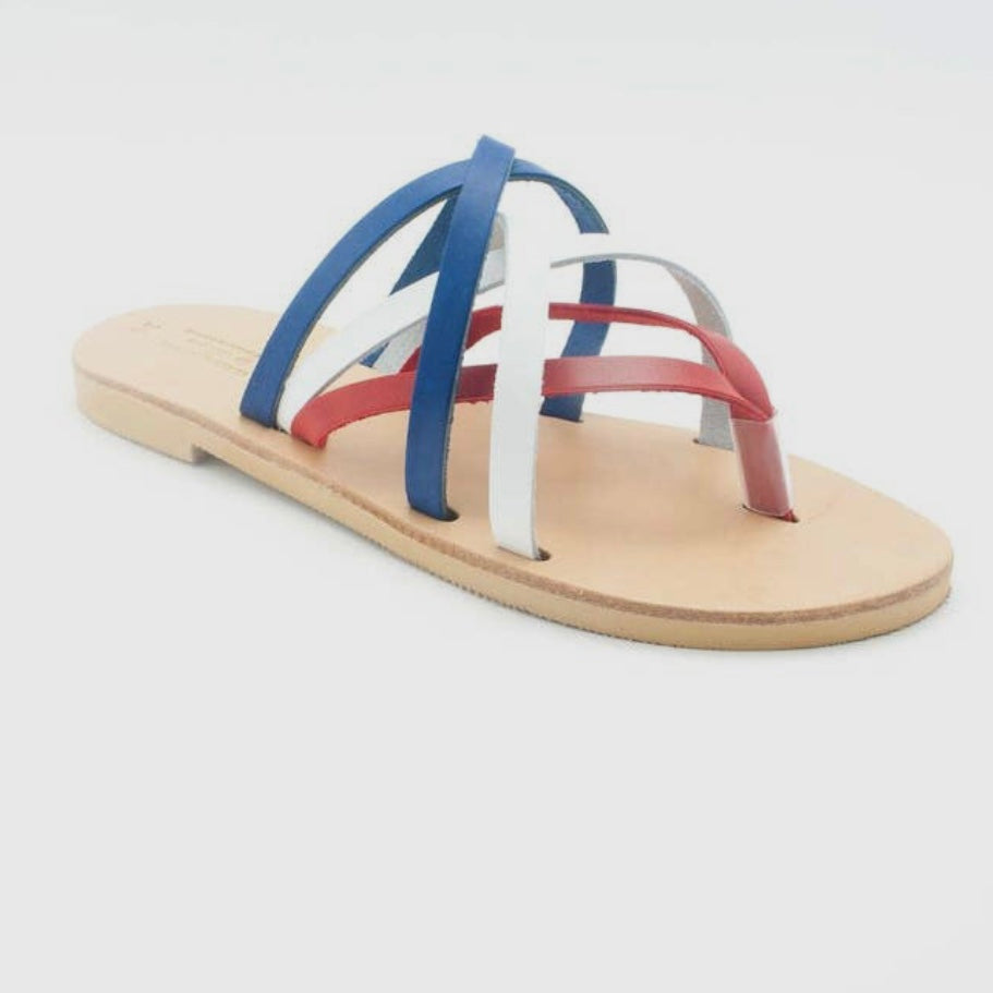 Red, White & Blue Flip-Flops