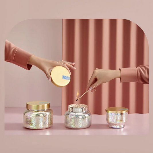 CapriBlue Candle Volcano Mercury Iridescent Jar (see sizes)