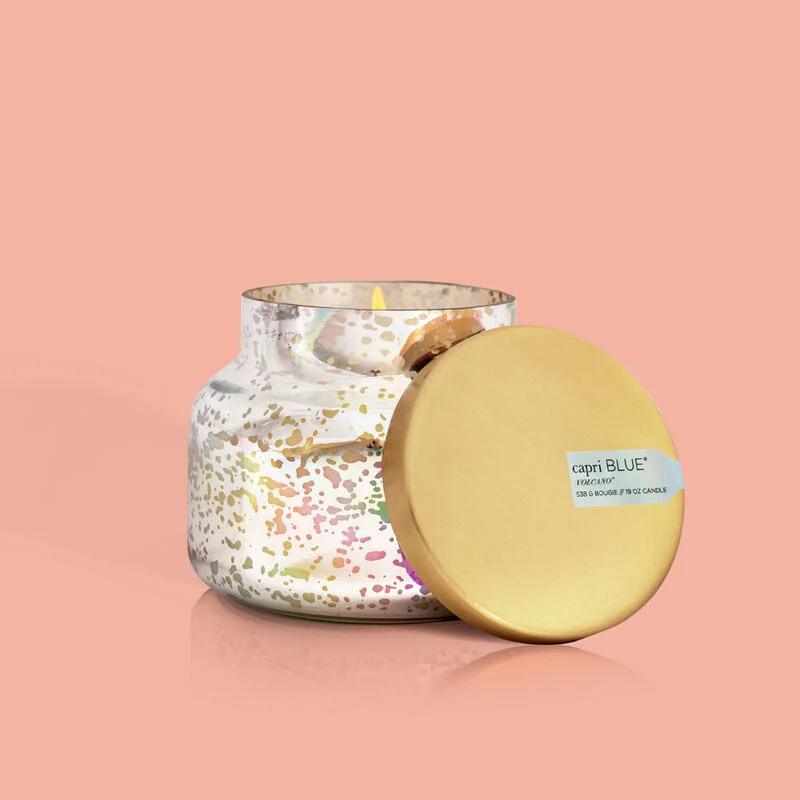 CapriBlue Candle Volcano Mercury Iridescent Jar (see sizes)