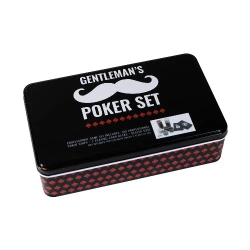 Poker Set in a Tin