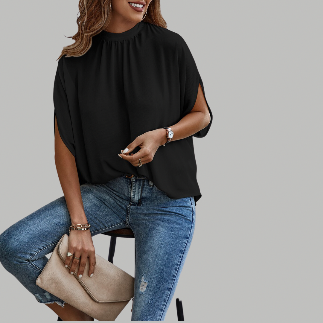 Cape Style Crepe Top