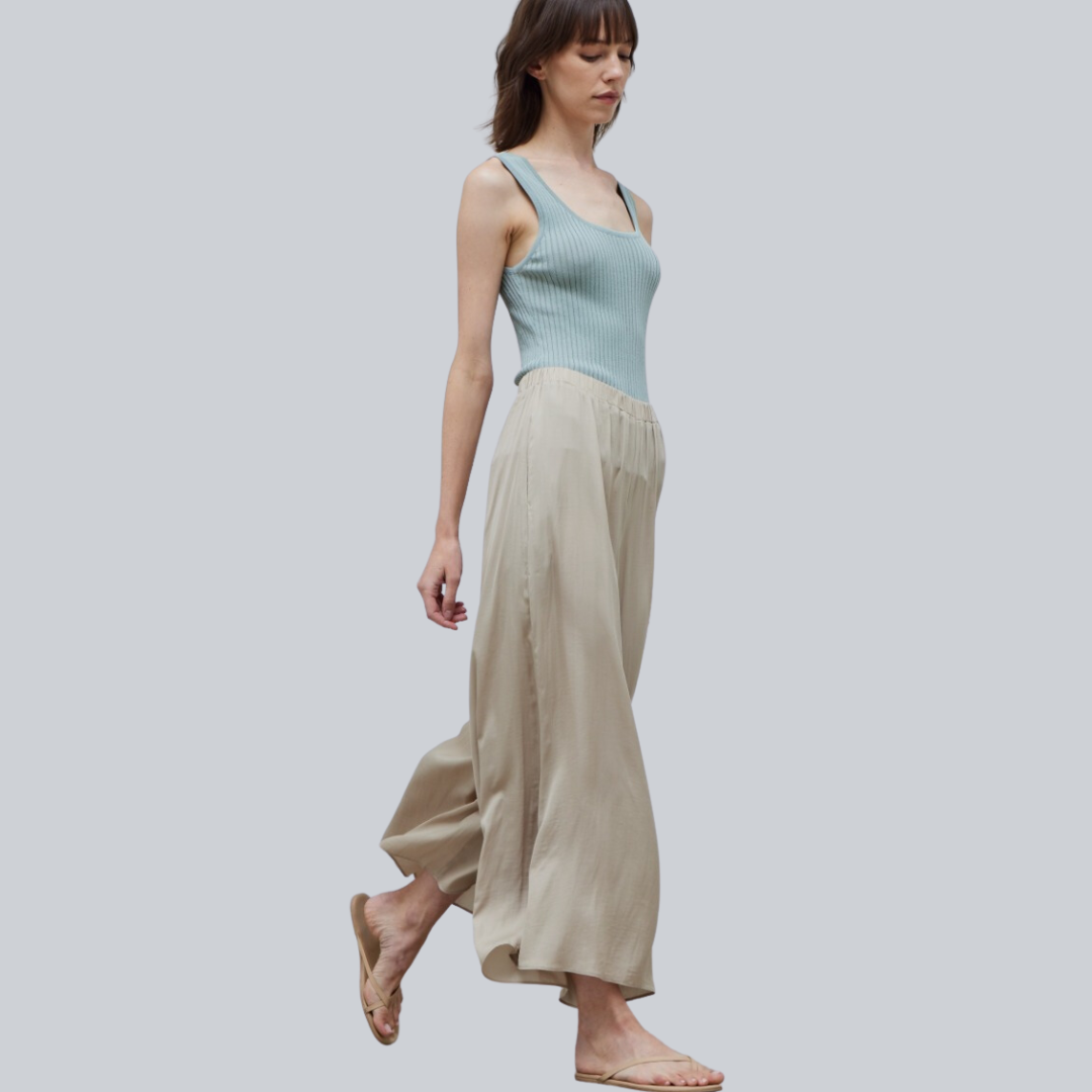 Airy Satin Pants