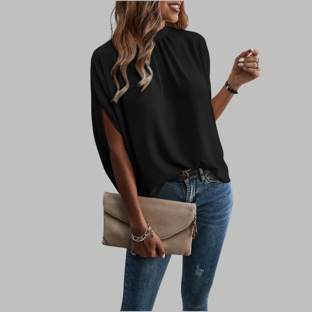 Cape Style Crepe Top