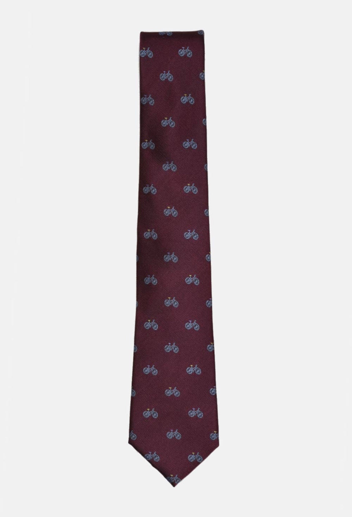 Burgundy Bike Tie