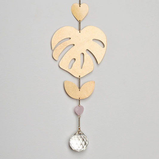 Suncatcher: Monstera Leaf