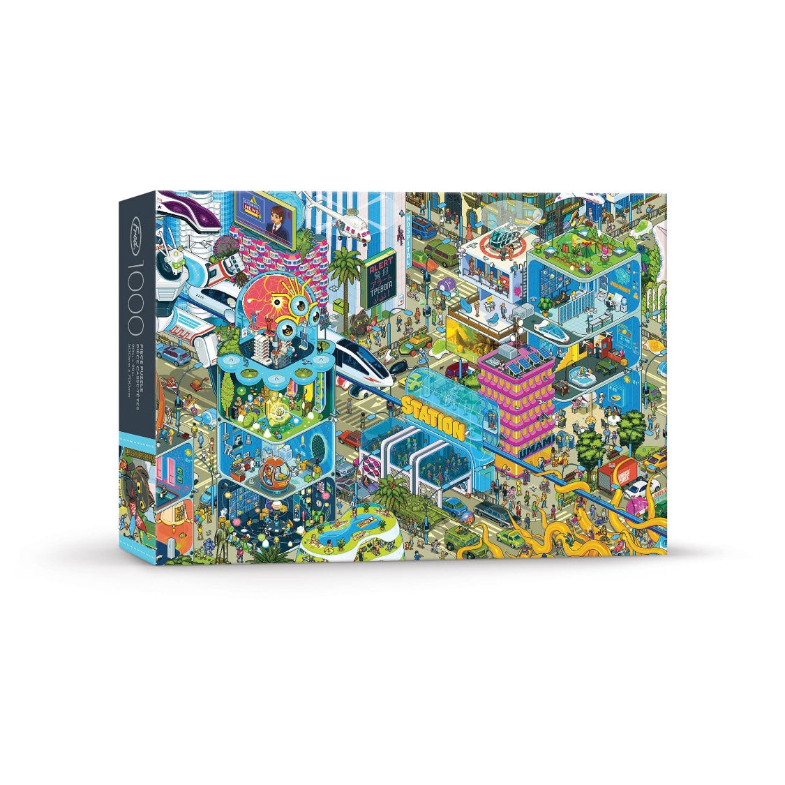 Puzzle1000piece - Megapont- Megapolis