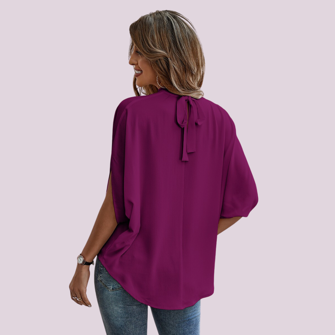 Cape Style Crepe Top